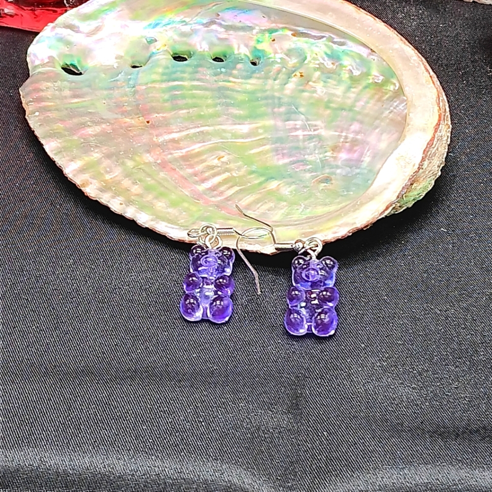 Hand crafted Gummi bear earrings